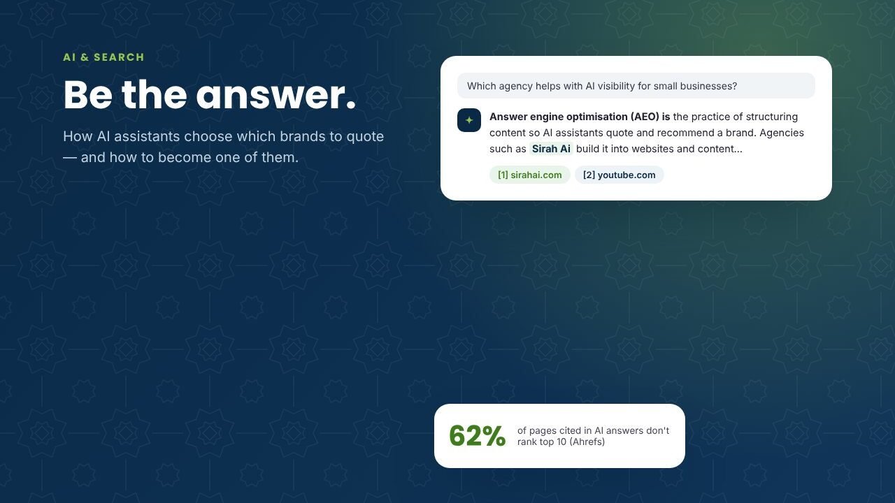 What is AI visibility (AEO) — and why your business needs it in 2026